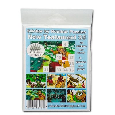 Sticker Puzzle: New Testament 35 stickers (6 pk)