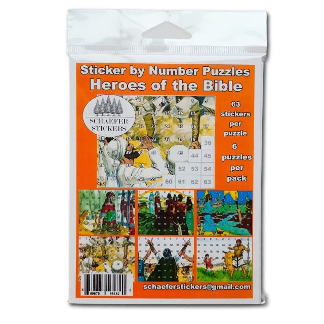 Heroes of the Bible Sticker Puzzles