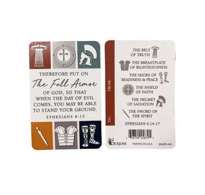 Armor of God Pocket card Armor of God Pocket card