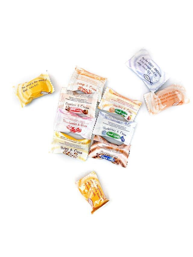 Assorted Flavors Scripture Hard Candy Assorted Flavors Scripture Hard Candy
