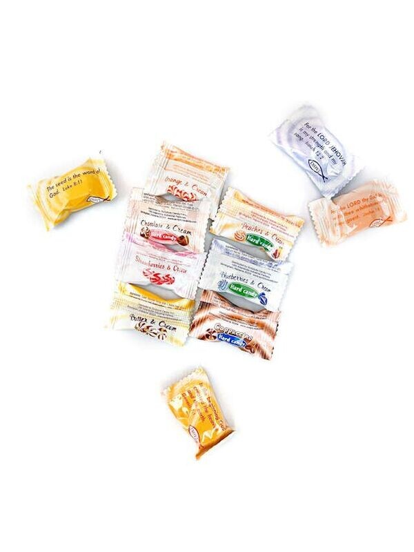 Assorted Flavors Scripture Hard Candy