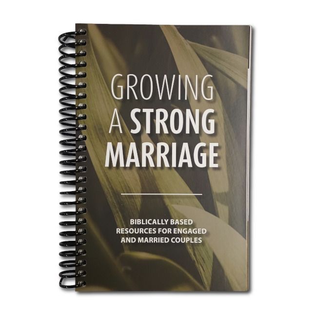 Growing a Strong Marriage book