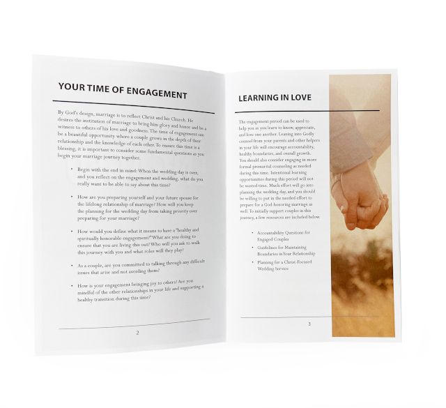 So Now You Are Engaged pamphlet