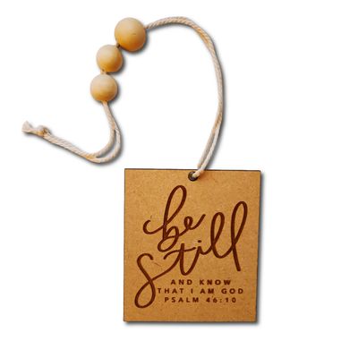 Be Still and Know Car Charm Be Still and Know Car Charm