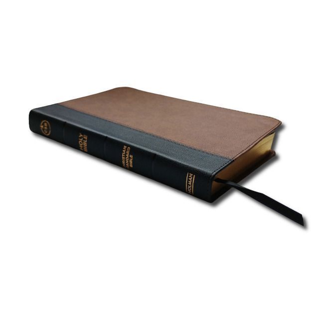 CSB Holman Thinline black/brown LeatherTouch Bible