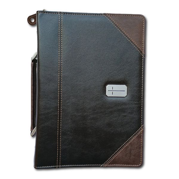 Silver Cross Bible Cover