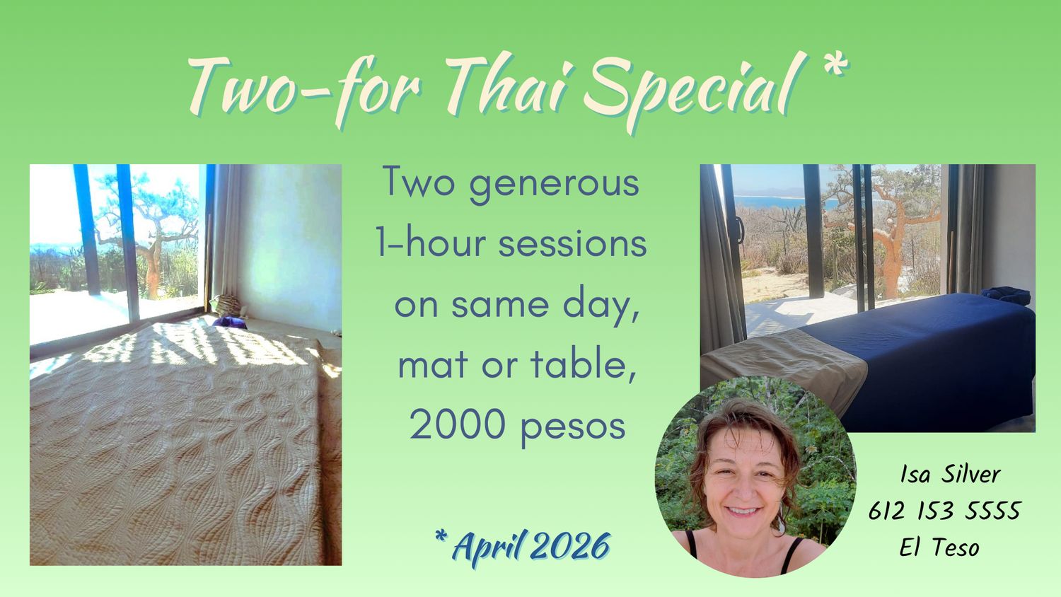 Thai Massage: April Special