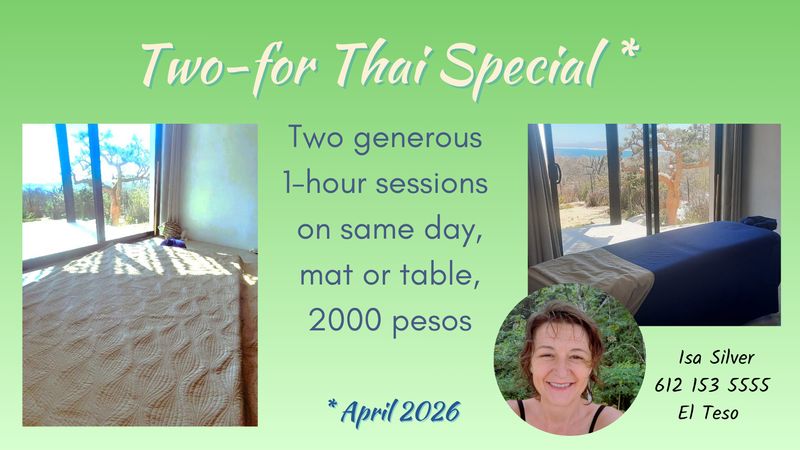Thai Massage: April Special