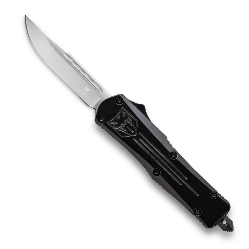 COBRATEC MEDIUM FS-3 Black, Blade Type: Drop Non Serrated (Standard)