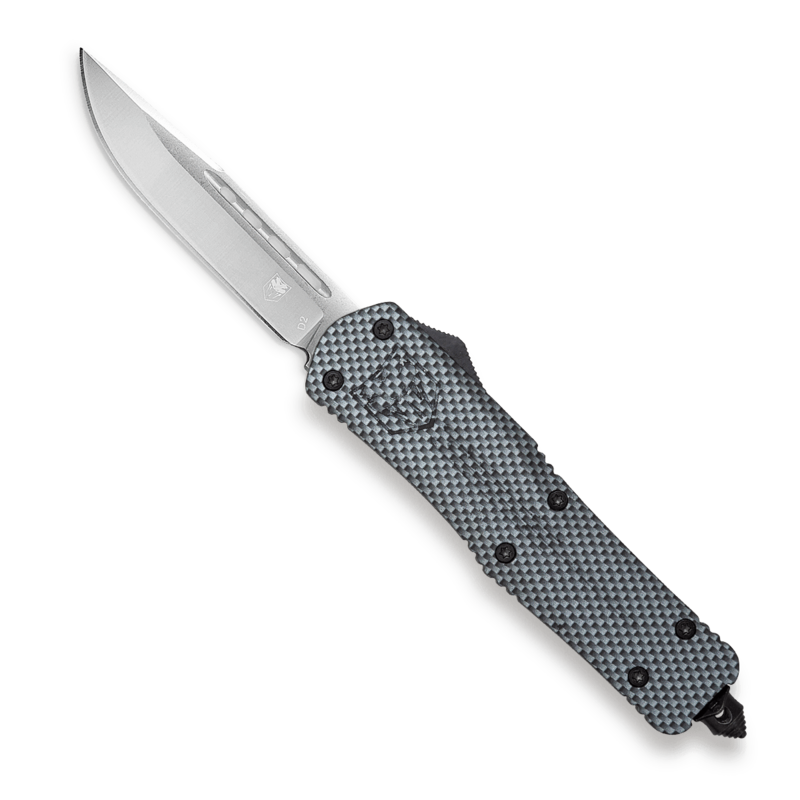 COBRATEC MEDIUM FS-3 Carbon Fiber, Blade Type: Drop Non Serrated (Standard)