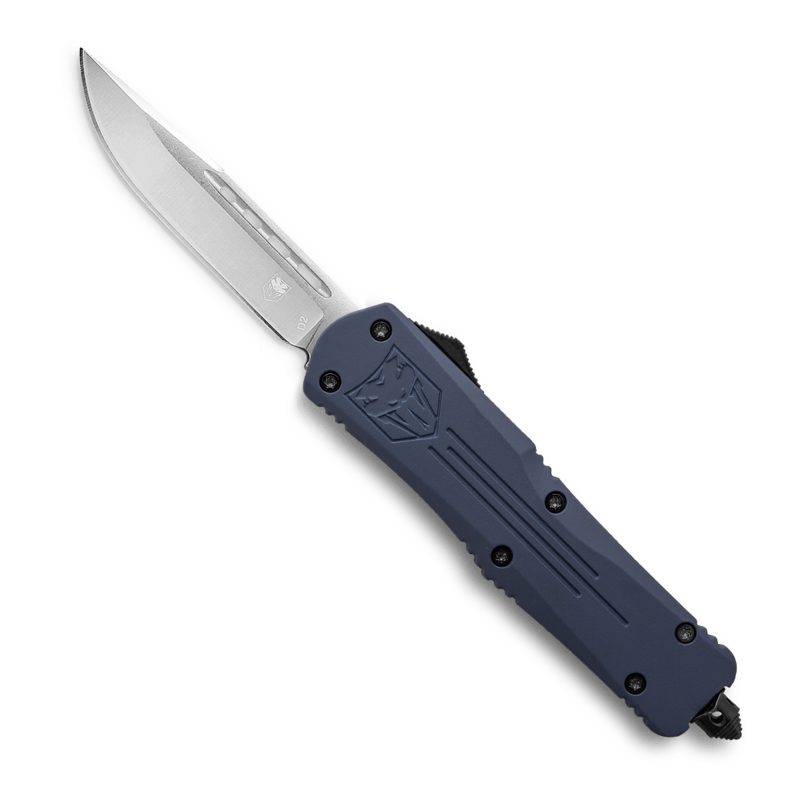 COBRATEC SMALL FS-3 NYPD Blue, Blade Type: Drop Non Serrated (Standard)