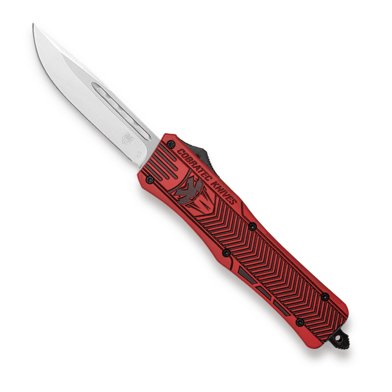 COBRATEC Small CTK-1 Cerekote Red w/ Graphite Black