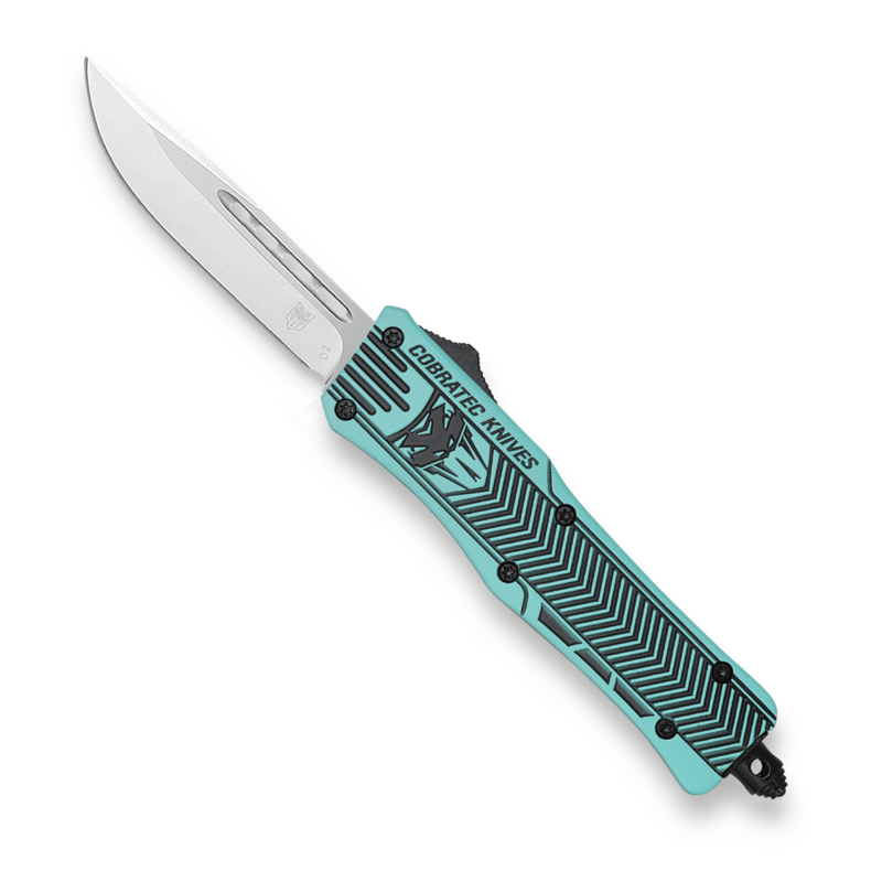 COBRATEC Small CTK-1 Cerekote Mint Blue w/ Graphite Black