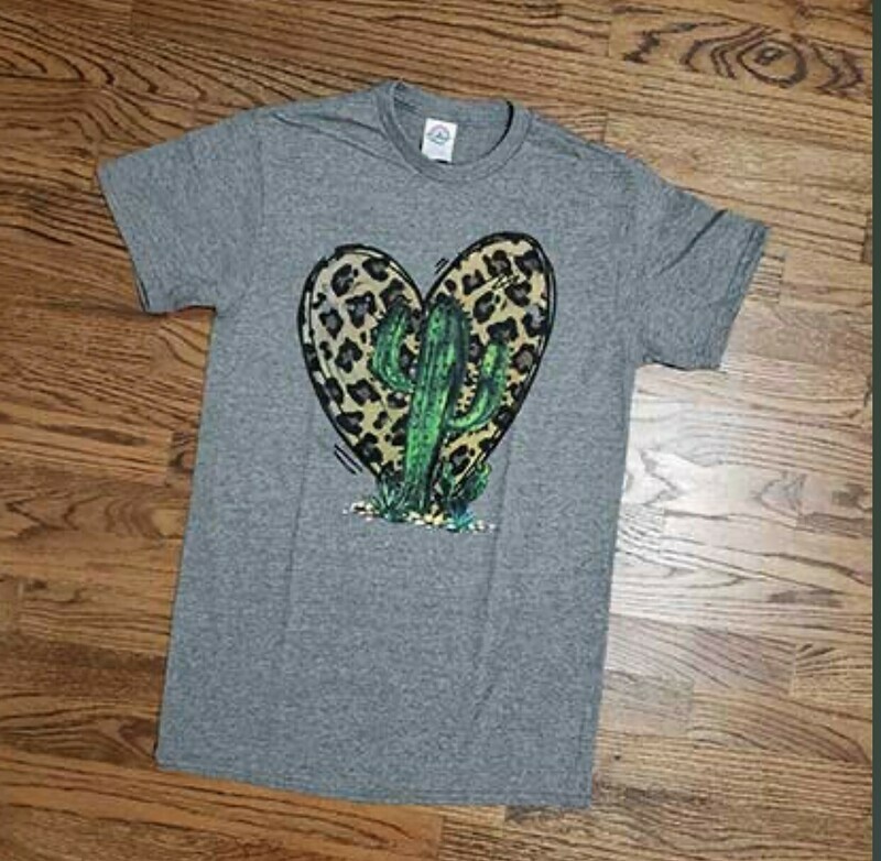 Cactus with Leopard Heart