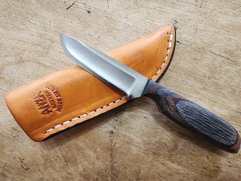 ANZA Orange/Gray Dymondwood Handle