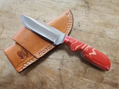 ANZA Coral/Red/Orange Resin Handle