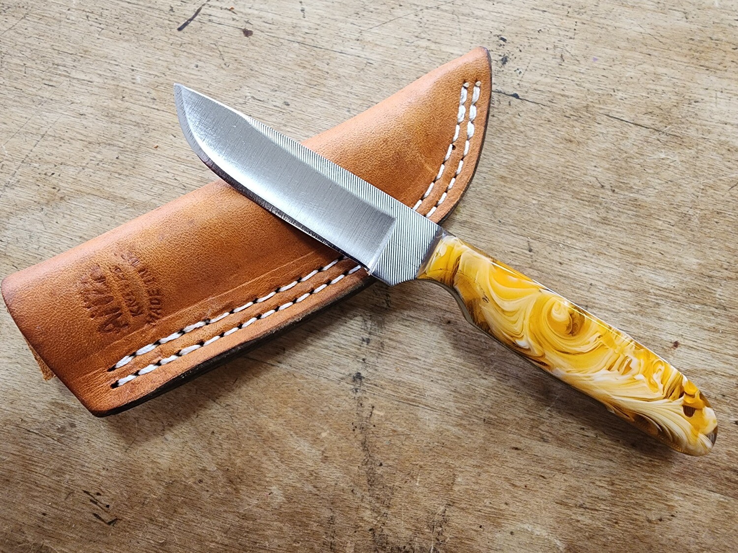 ANZA Golden Yellow Resin Handle