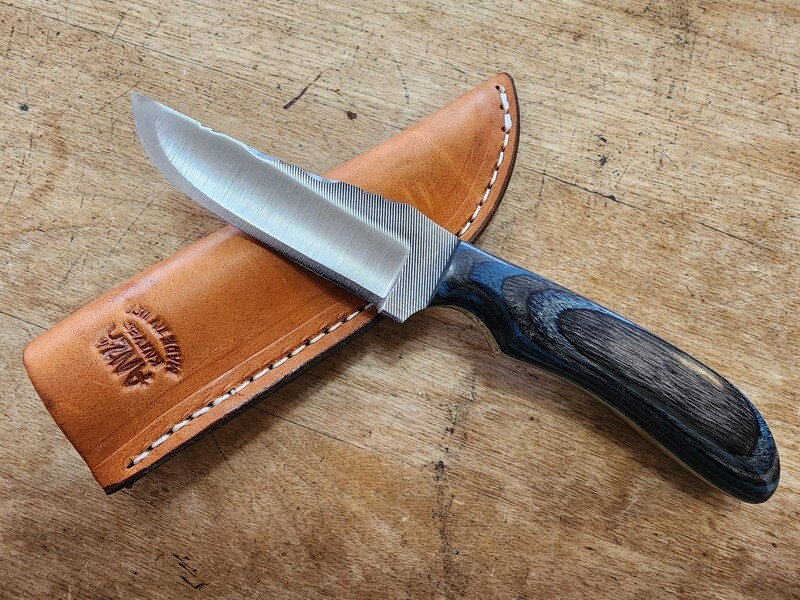 ANZA Polished Blue Handle