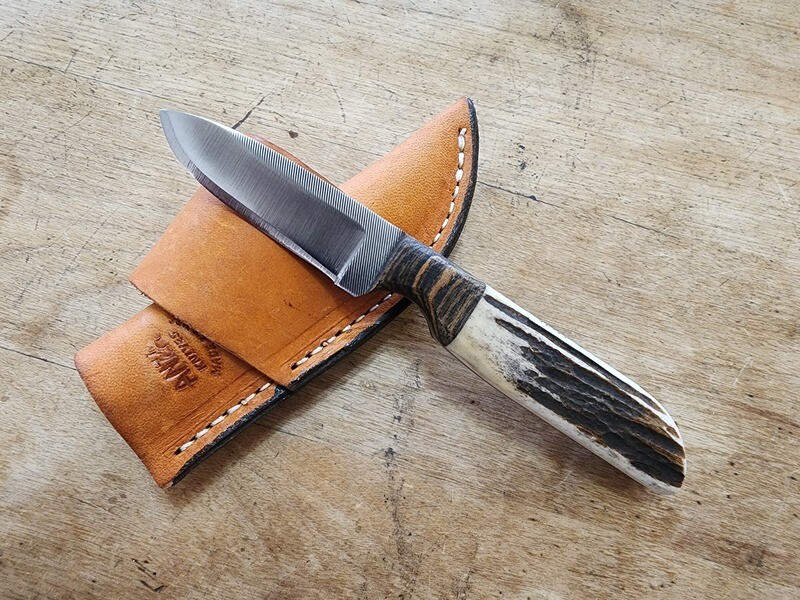 ANZA Bacote Wood/Jigged Bone Handle (Small)
