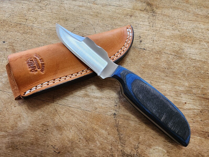 ANZA Black and Blue Dymondwood Handle