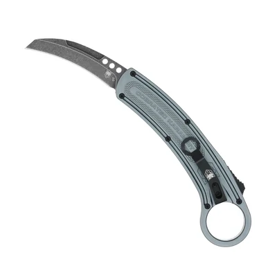 COBRATEC Karambit Grey w/ Stonewash D2 Blade