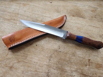 ANZA Curved Tooth File w/ Wood Handle