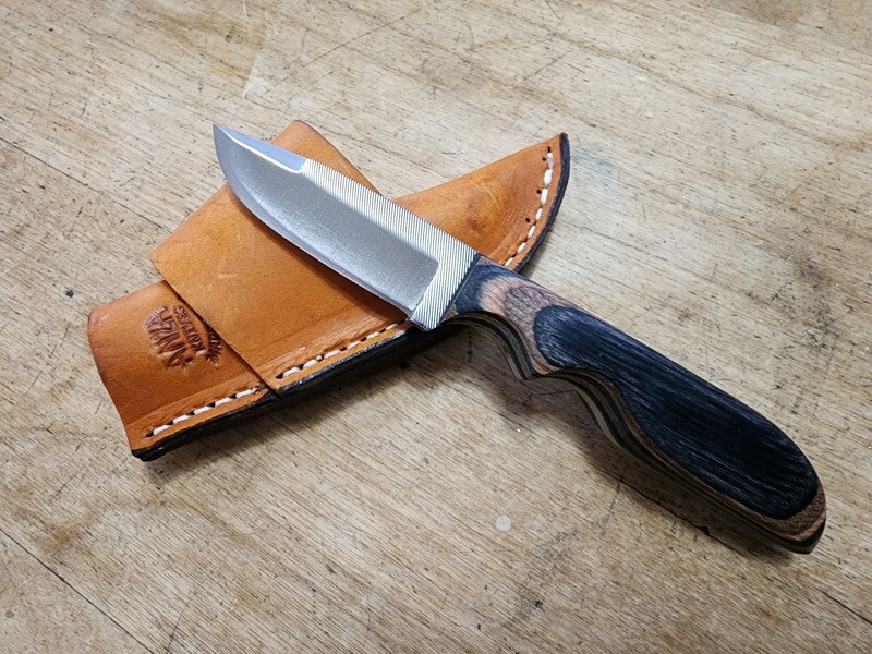 ANZA Drop Point Two Finger DymondwoodHandle