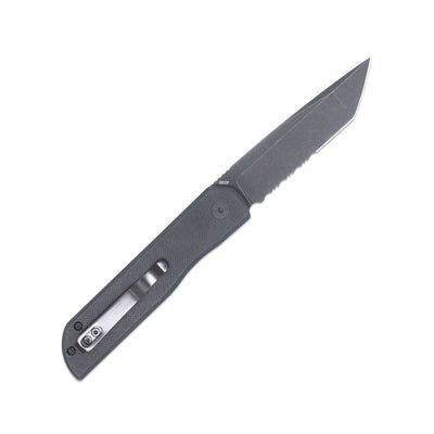 COBRATEC EDC Prowler - Black Tanto (Serrated)