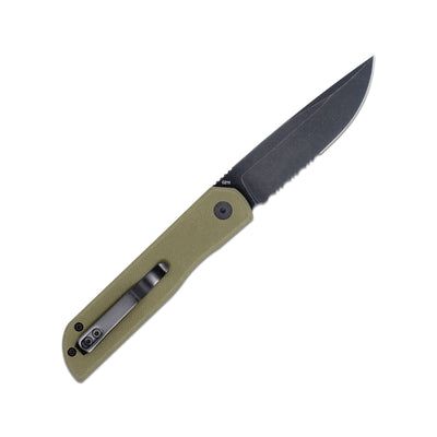 COBRATEC EDC Prowler - O.D. Green Drop (Serrated)