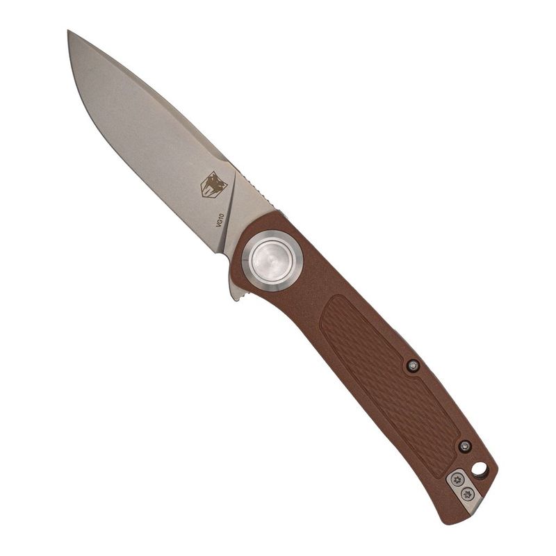 COBRATEC EDC SCOUT BUTTON LOCK - Brown 