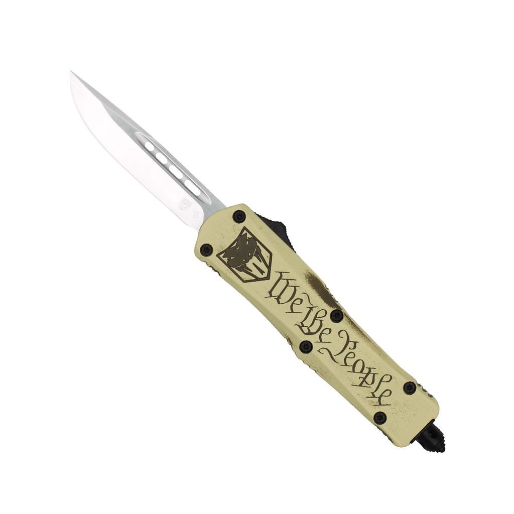 COBRATEC Small Cerekote &quot;We The People&quot;, Blade Type: Drop Non Serrated (Standard)