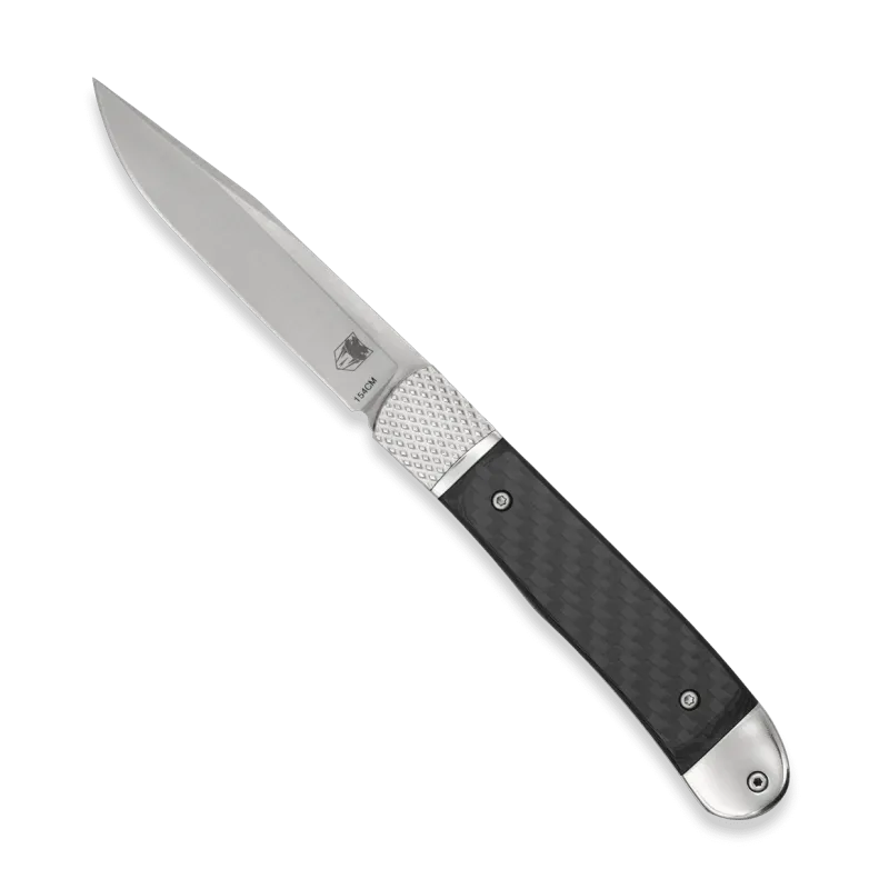 COBRATEC Trapper Hidden Release Automatic Carbon Fiber 154CM