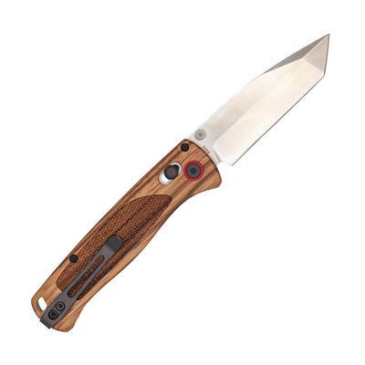 COBRATEC Zebrawood Bar Lock - Satin Finish Tanto