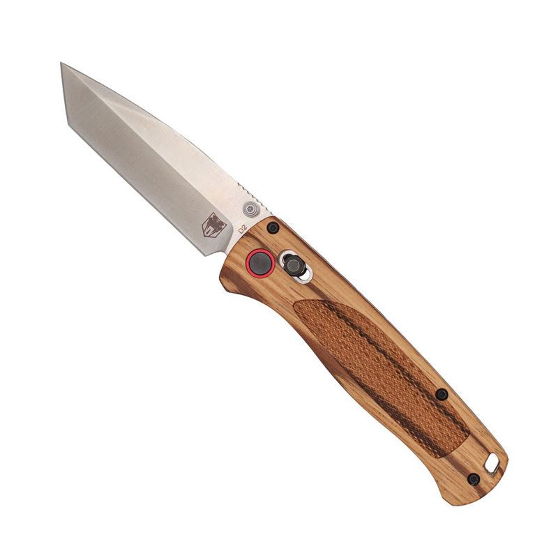 COBRATEC Zebrawood Bar Lock - Satin Finish Tanto