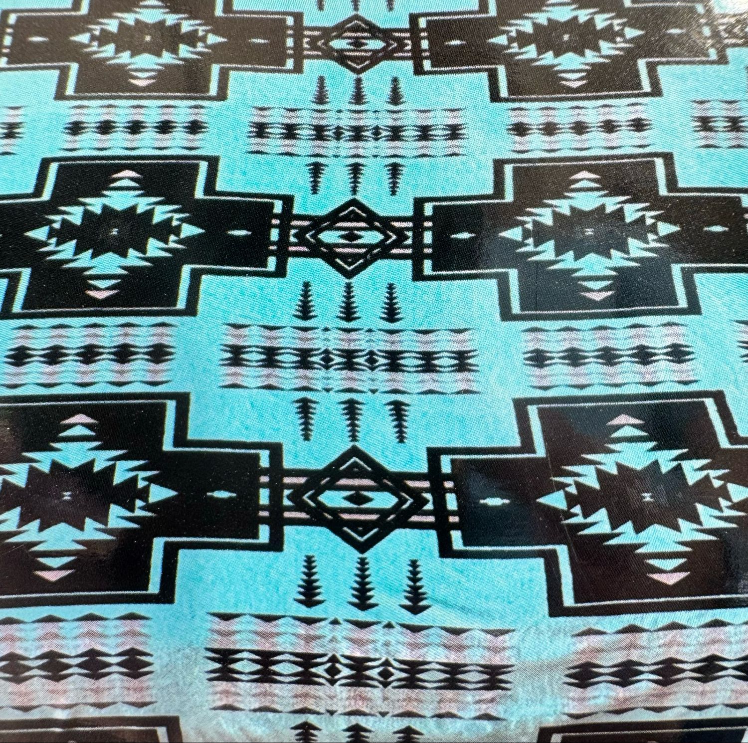 Queen- Turquoise/Black/Grey