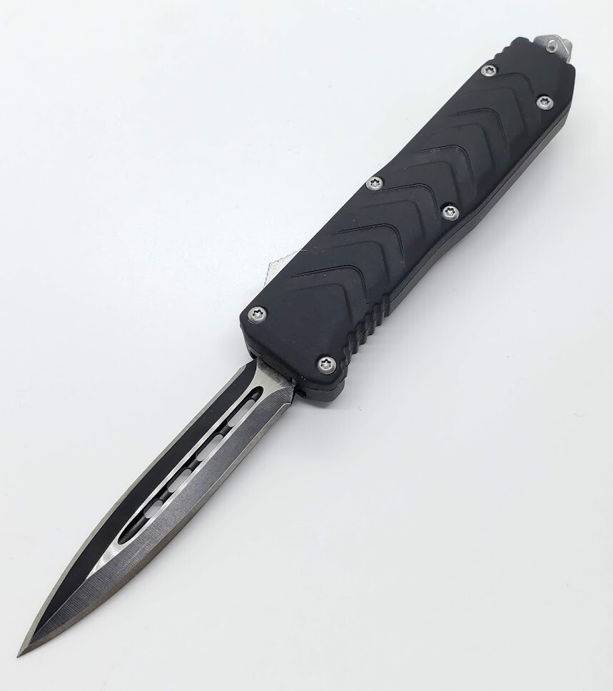 KC KNIVES 6.75" OTF MINI DUAL EDGE AUTOMATIC KNIFE ZINC ALUMINUM