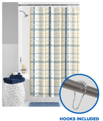 Plaid Shower Curtain     R9