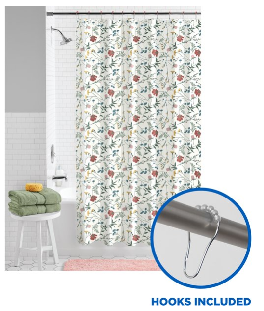 Floral Shower Curtain     Retail 9