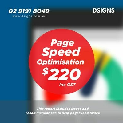 Page Speed Optimisation