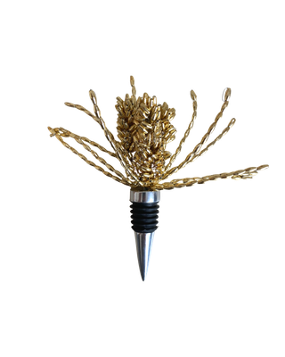 Gouden flessenstop met sliertjes