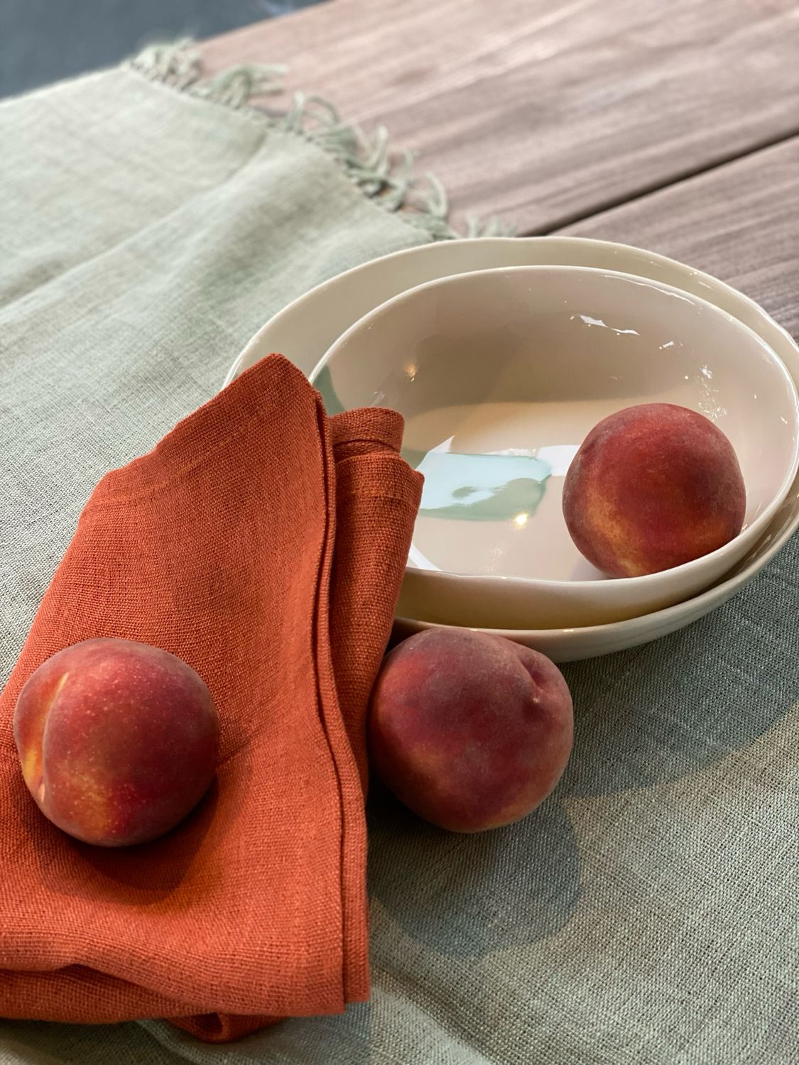 Linnen servet Orange