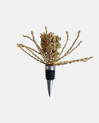 Gouden flessenstop met sliertjes