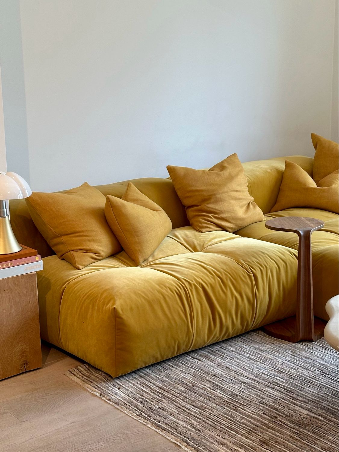 Kussenhoes 55x55cm Oker