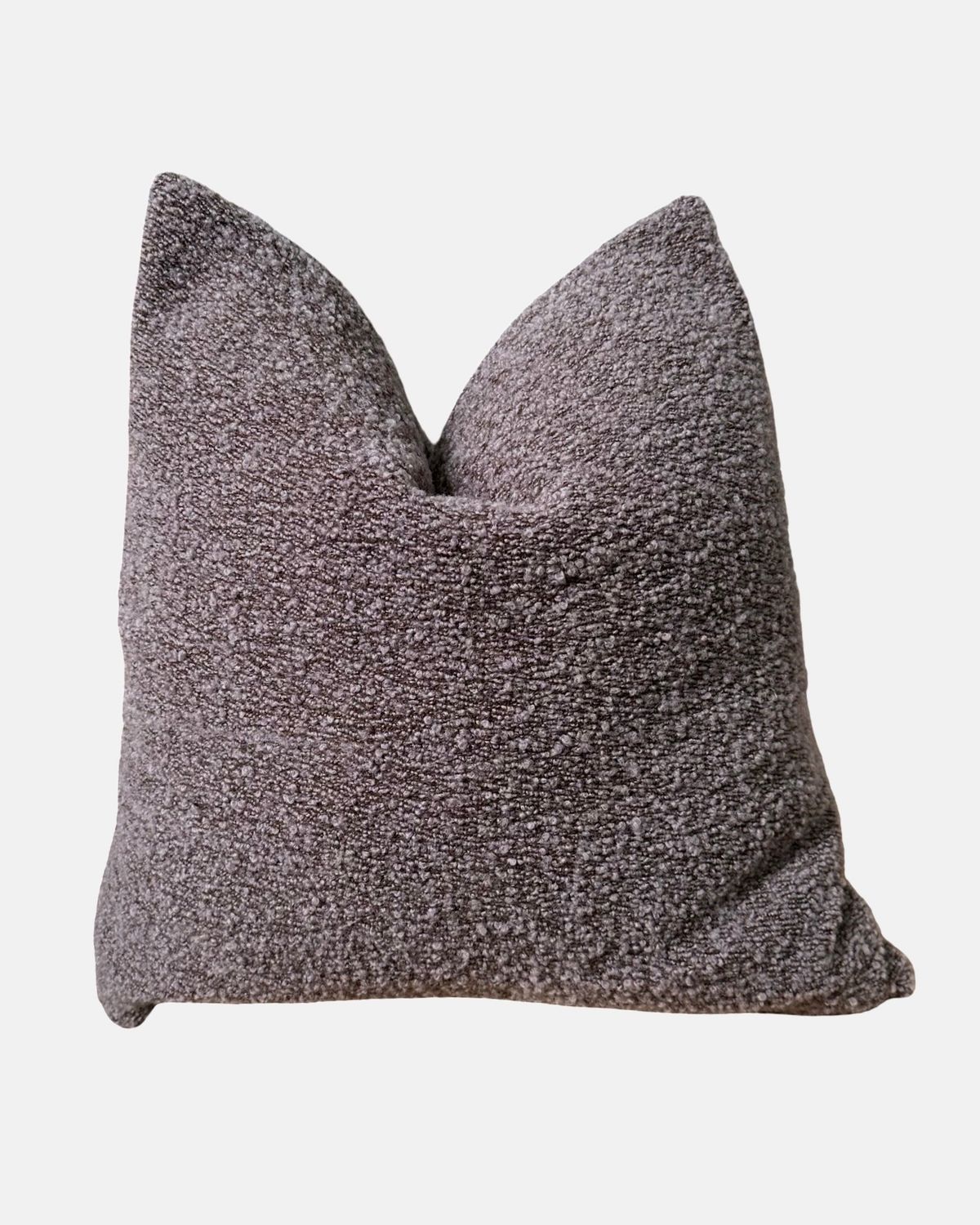 Kussenhoes in bouclé - Plum