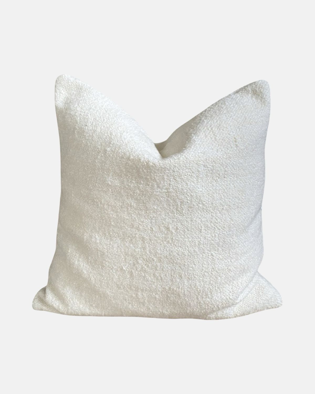Kussenhoes in bouclé - Wit