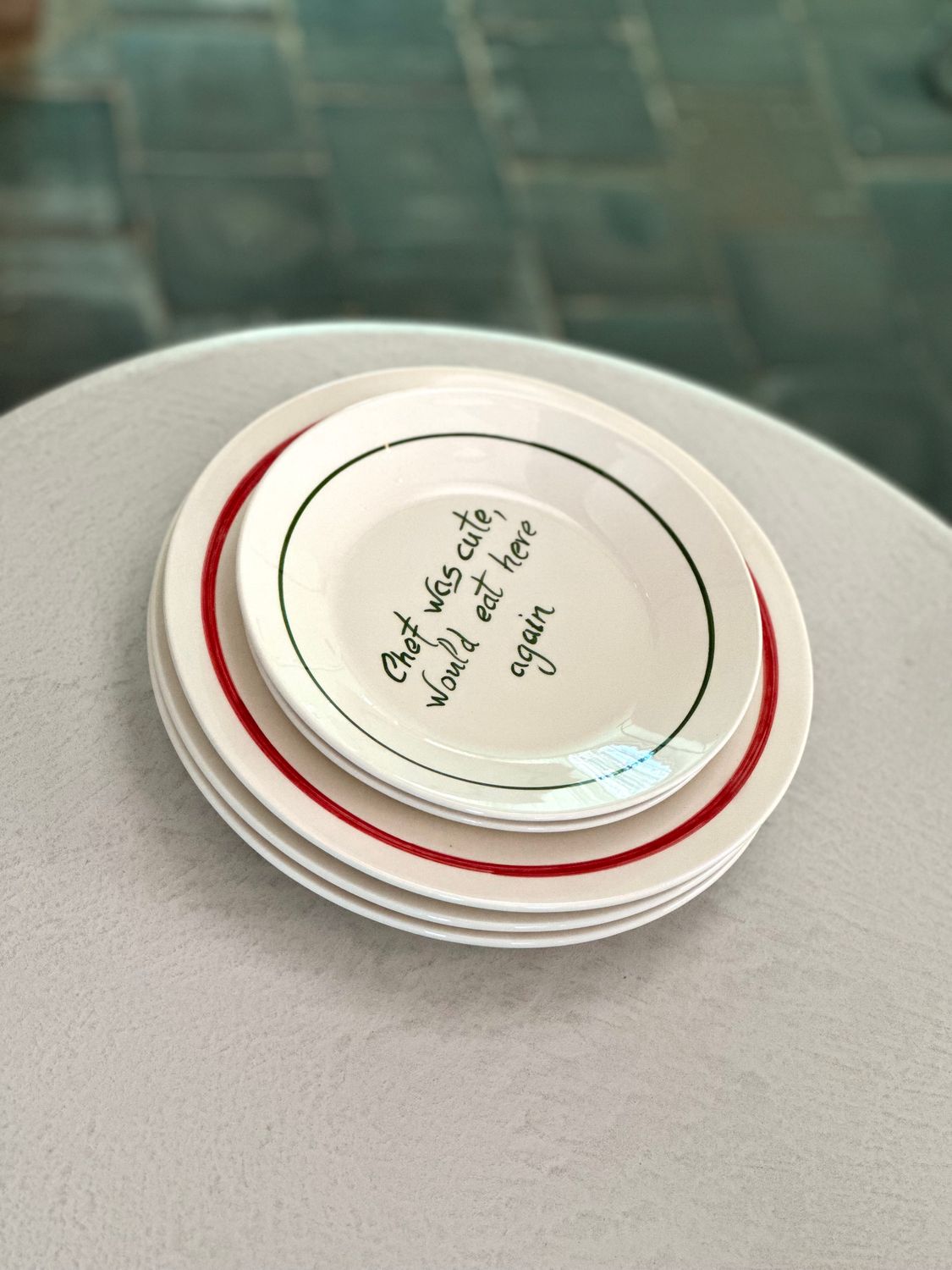 &#39;Chef was cute, would eat here again&#39; bord