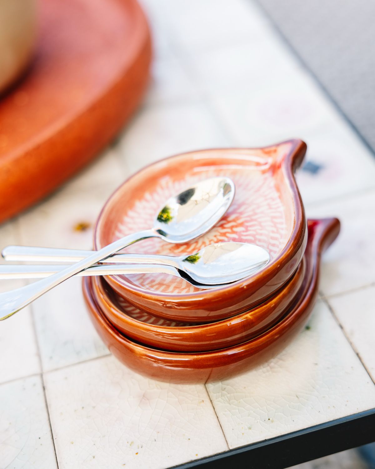 Aperitiefbordje in vijgvorm