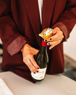 Tijgerkop flessenstop