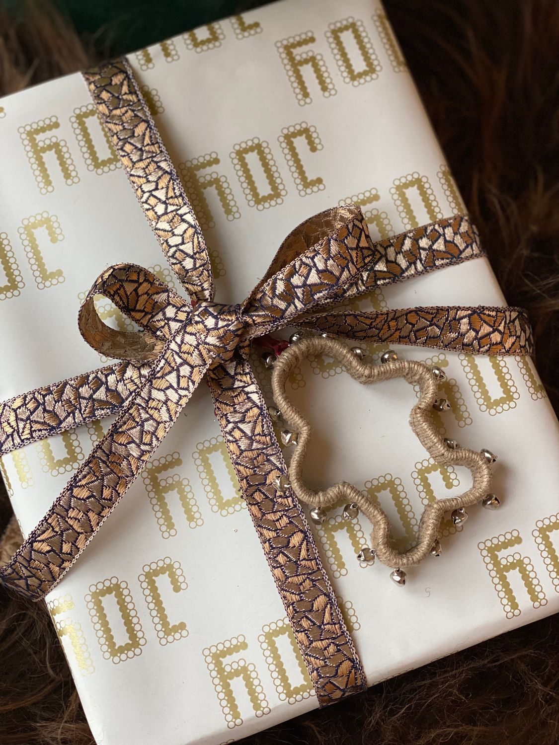 Kersthanger Jute kerstboom