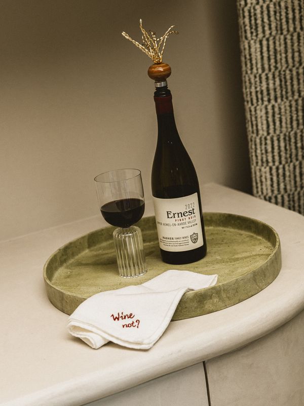 Rond dienblad - Olive